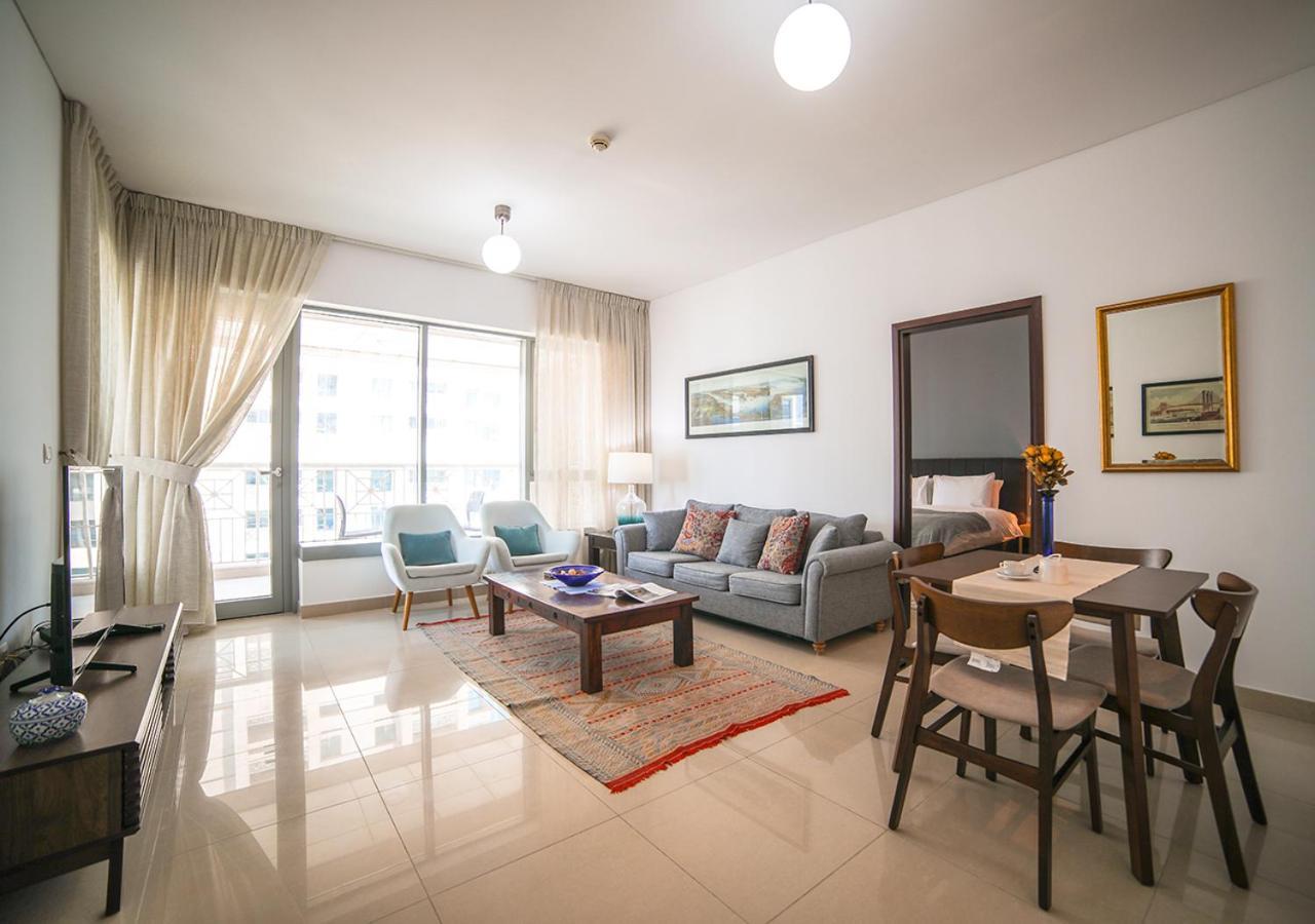 דובאי Nasma Luxury Stays - Fancy Apartment With Balcony Near Burj Khalifa מראה חיצוני תמונה