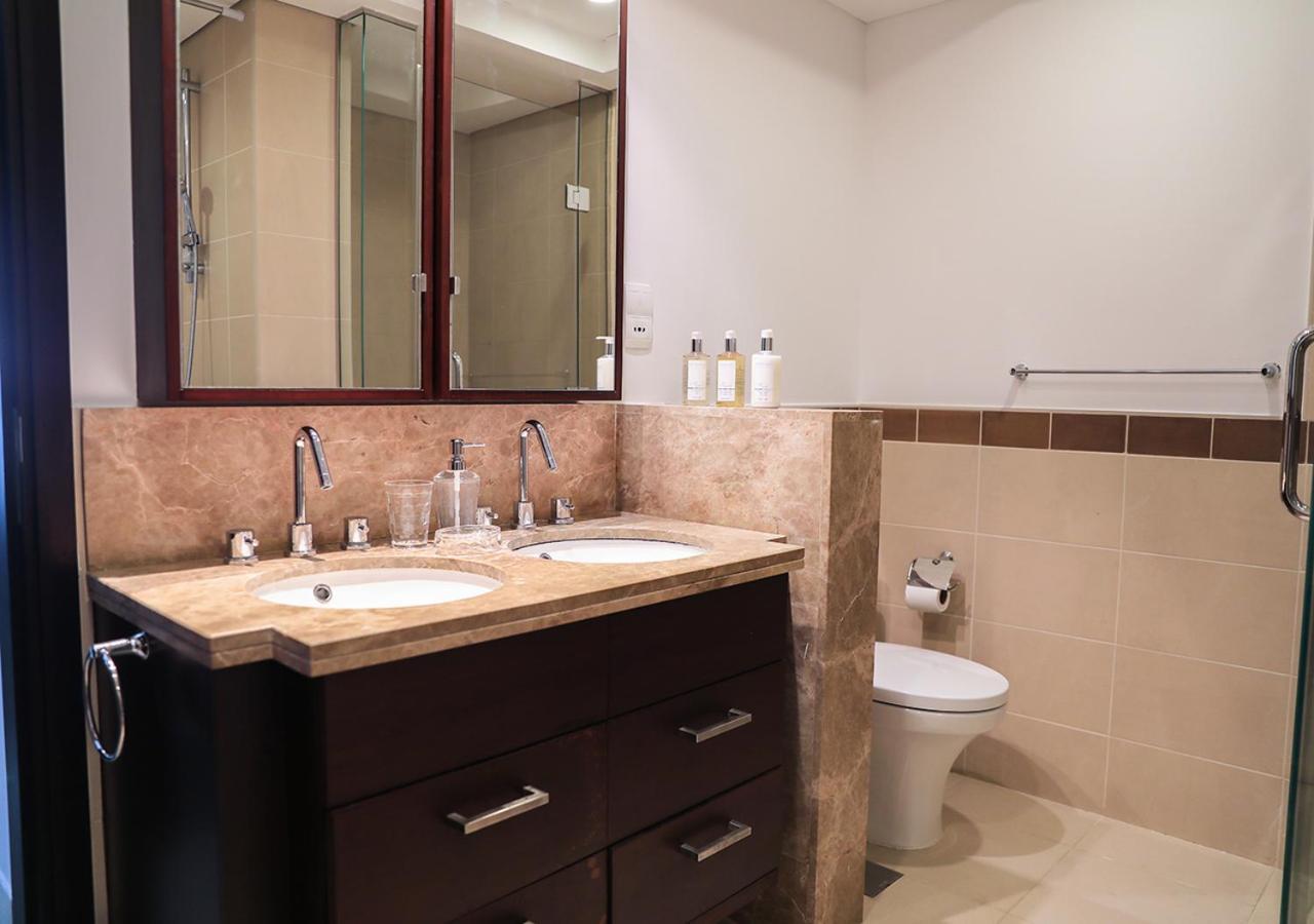 דובאי Nasma Luxury Stays - Fancy Apartment With Balcony Near Burj Khalifa מראה חיצוני תמונה